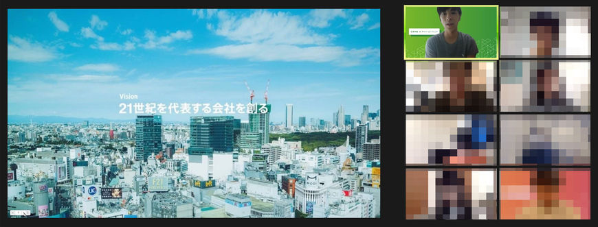 (チームごとのワーク中の様子。チームにつき社員1名がメンターとして参加しました)
