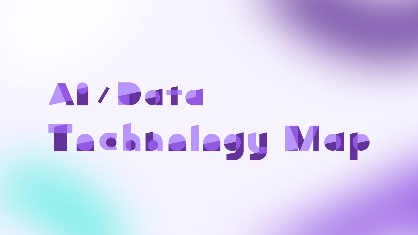 AI / Data Technology Map