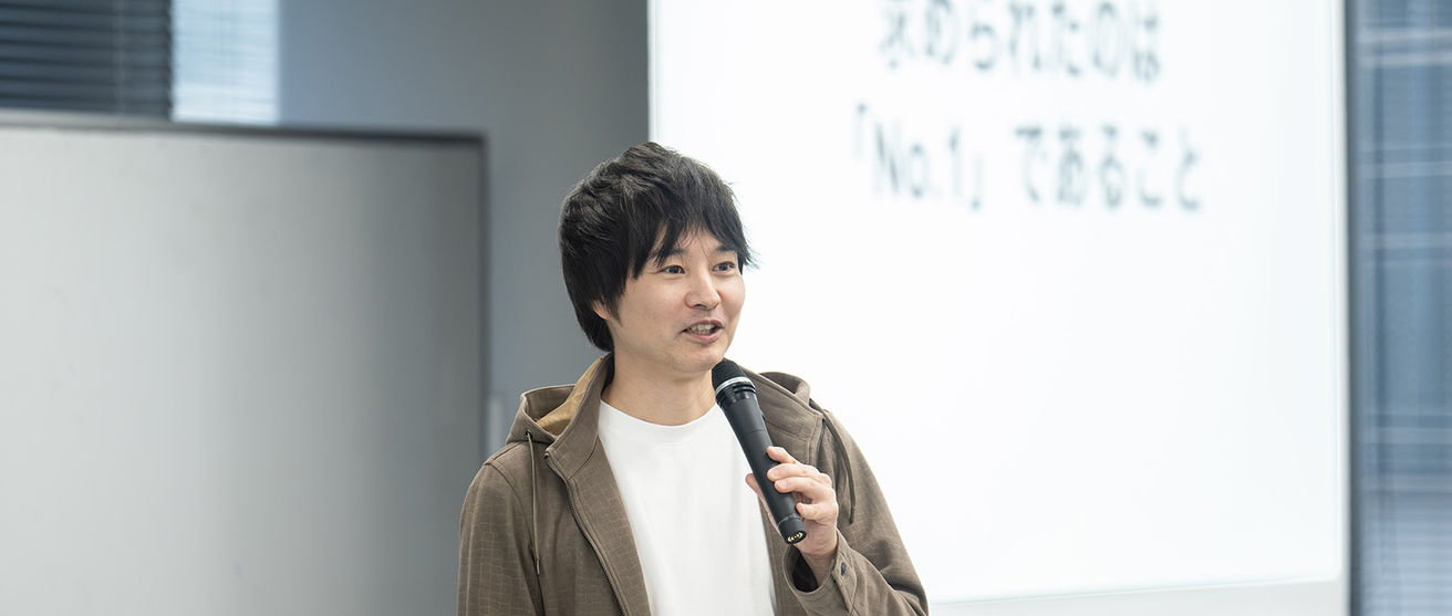 株式会社CyberZ CTO 中村による講義の様子