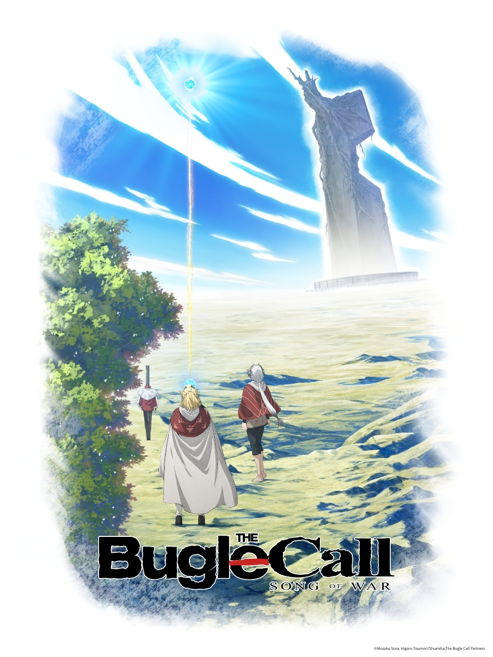 Teaser visual for The Bugle Call: Song of War TV anime